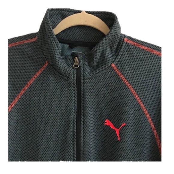 Puma Blue and Orange Full Zip Jacket Size Medium - Picture 4 of 8